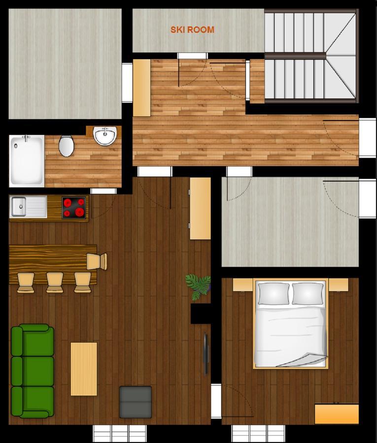 דמנובסקה דולינה Apartment House Kongen מראה חיצוני תמונה